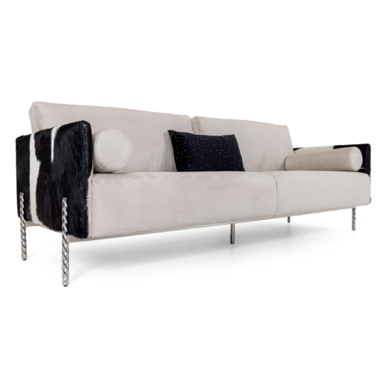 Pueblo - Modern Cow - hide Sofa