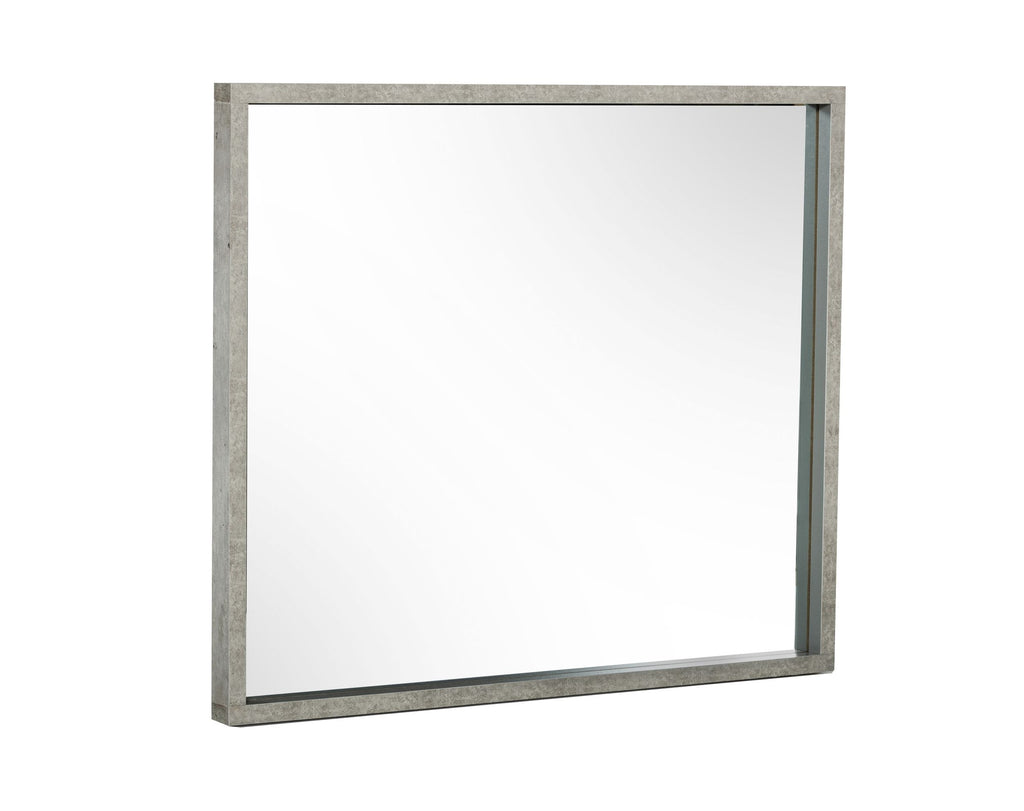 Boston - Modern Faux Concrete Mirror