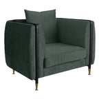Oswego - Modern Dark Green Jade Accent Chair