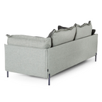 Mars - Modern Grey & Dark Grey Fabric Sofa