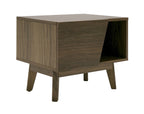 Abelard - Mid - century Walnut Nightstand