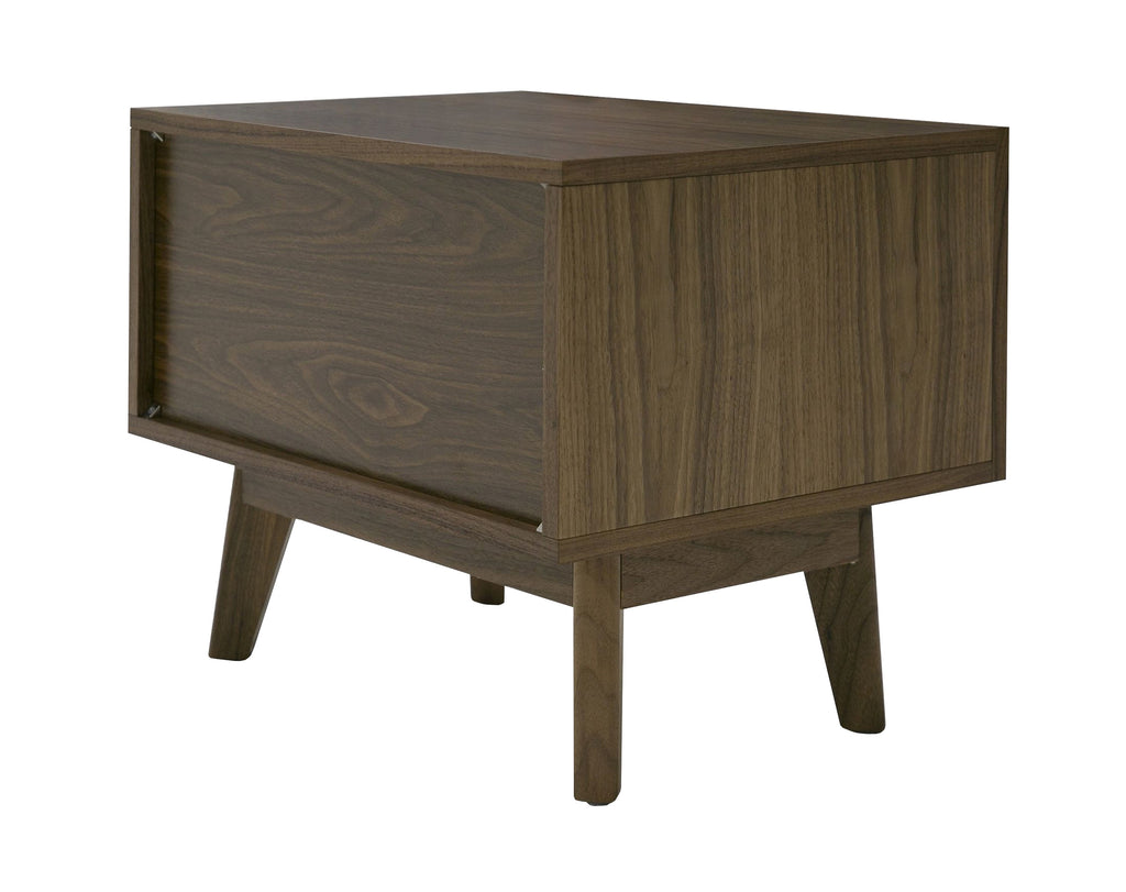 Abelard - Mid - century Walnut Nightstand