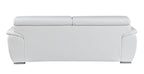 4571 Modern Genuine Leather Sofa - White - SKU 4571-S-WHITE - view 4