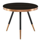 Cayson - Modern Black Ceramic Small Coffee Table