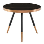 Cayson - Modern Black Ceramic Small Coffee Table