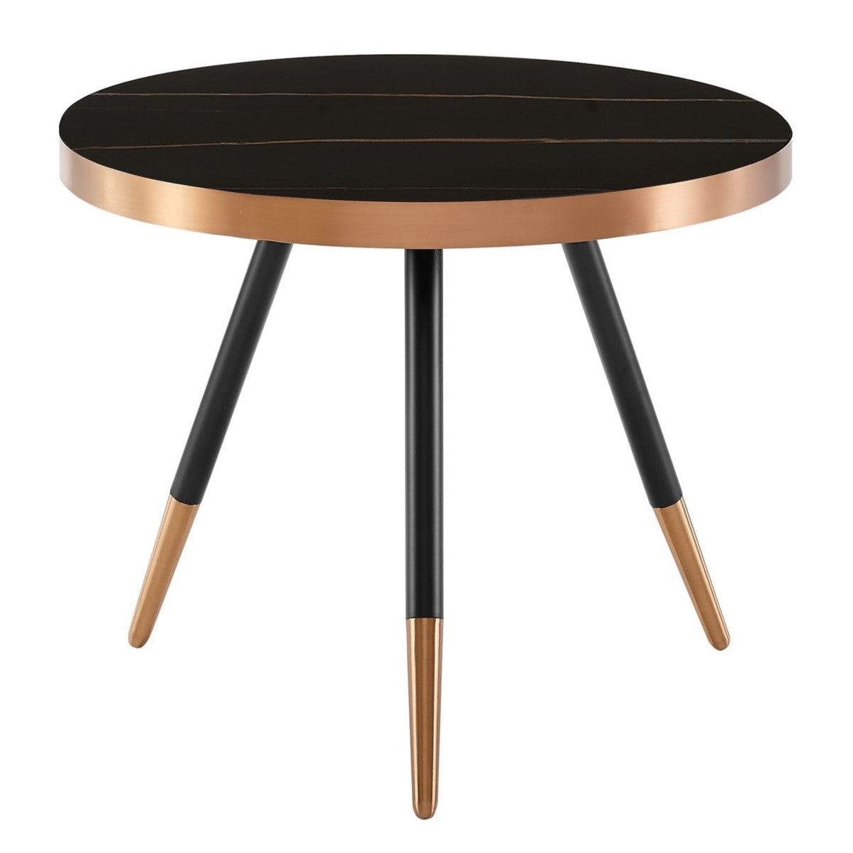 Cayson - Modern Black Ceramic Small Coffee Table