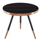 Cayson - Modern Black Ceramic Small Coffee Table