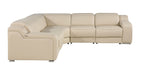 1116 Divanitalia 5-Piece L-Shaped Sectional Sofa in Top Grain Italian Leather with 3 Power Recliners & Power Headrests - Beige - SKU 1116-BEIGE-5PC-3PWR-SECTIONAL- GROUP - view 4