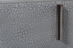 Queen Buckley - Grey & Black Stainless Steel Bedroom Set - Grey & Black Stainless Steel Bedroom Set