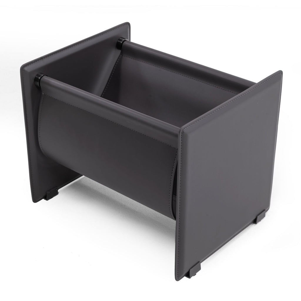 Uriah - Modern Grey Magazine Rack