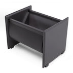 Uriah - Modern Grey Magazine Rack