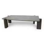 Milton - Dark Grey & Walnut Coffee Table
