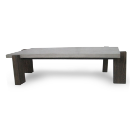 Milton - Dark Grey & Walnut Coffee Table