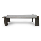 Milton - Dark Grey & Walnut Coffee Table