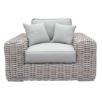 Portugal - Outdoor Beige Wicker Chair