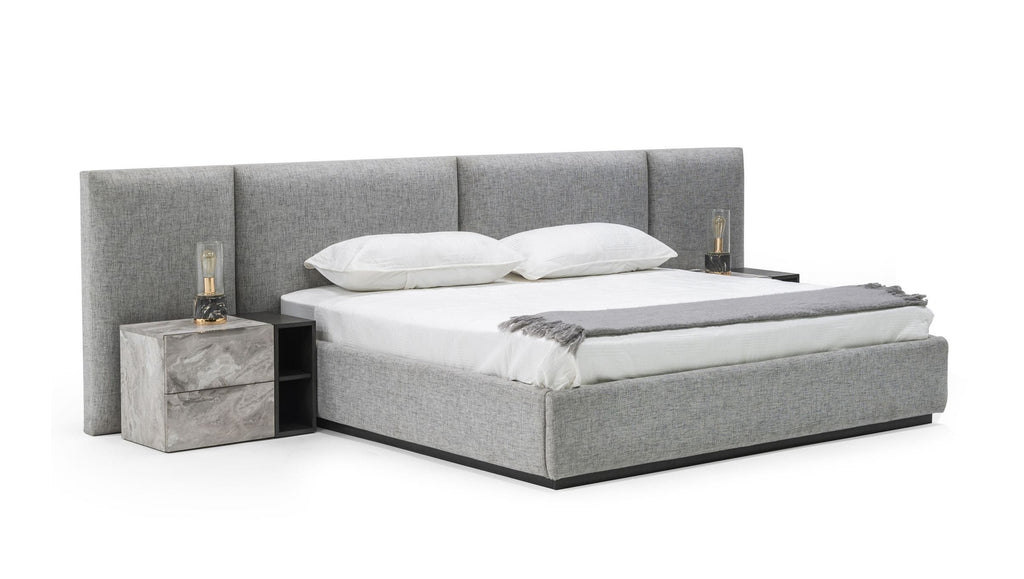 Maranello - Modern Grey Bed - Modern Grey Bed