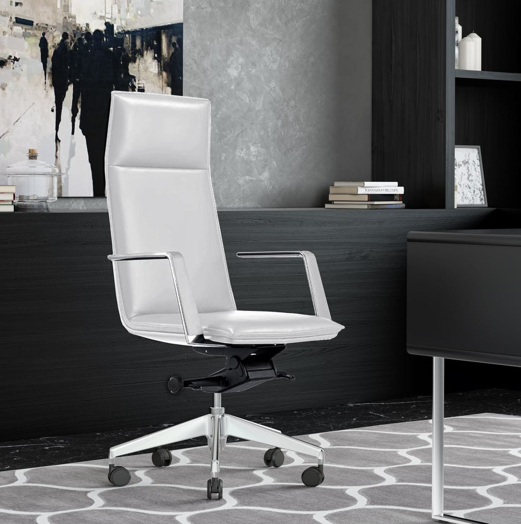Gorsky - Modern White High Back Executive Office Chair
