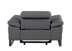 1246 Divanitalia Power Reclining Arm Chairwith Power Headrests - Top Grain Italian Leather