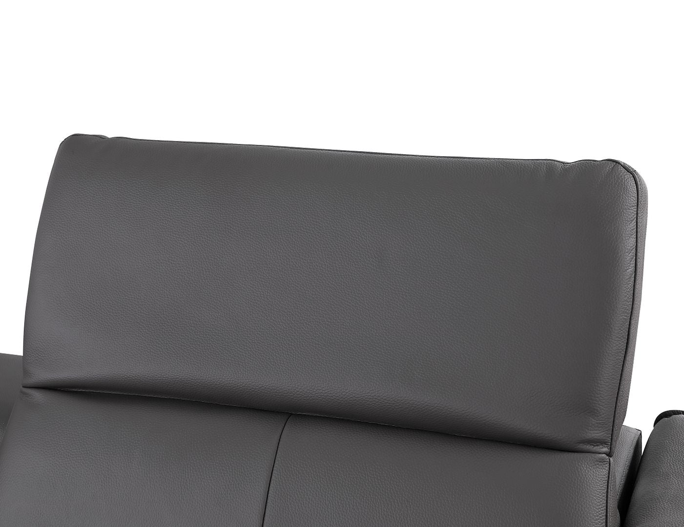 1208 Leather Sofa with 3 Power Recliners and Two Storage Consoles