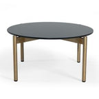 Denzel - Black Marble + Gold Coffee Table
