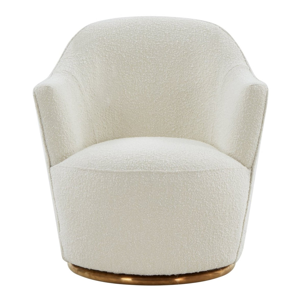 Vera - Modern Sherpa Swivel Accent Chair