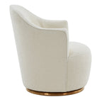 Vera - Modern Sherpa Swivel Accent Chair