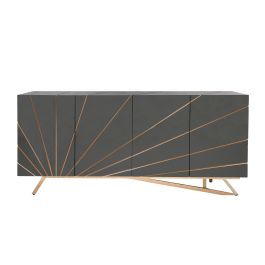 Katzu - Modern Grey and Rose Gold Buffet