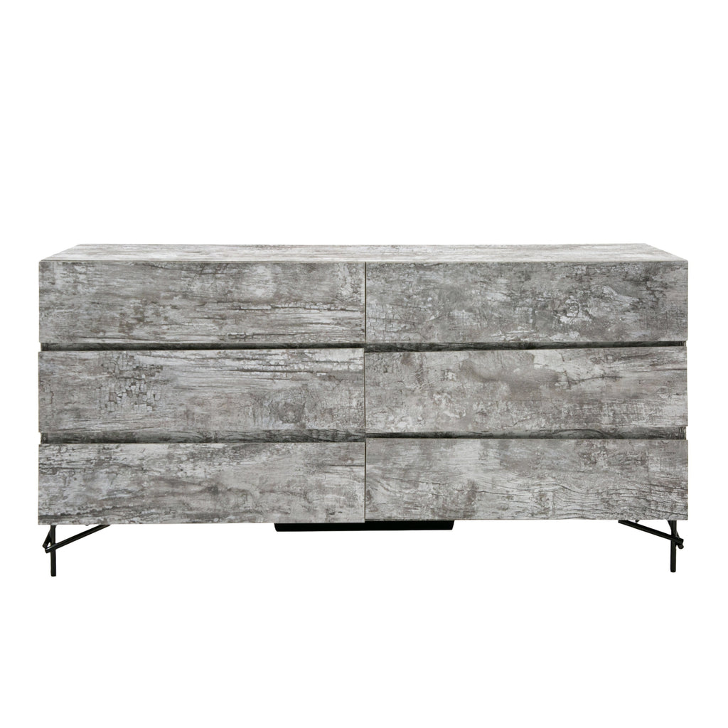 Aria - Italian Modern Multi Grey with texture Dresser