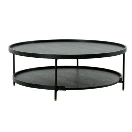 Mitchell - Black Iron Round Coffee Table
