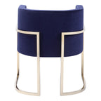 Betsy - Modern Navy Blue Velvet + Gold Kids Chair