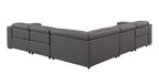 1208 Leather Reclining Set - Sofa & Loveseat with 4 Power Recliners