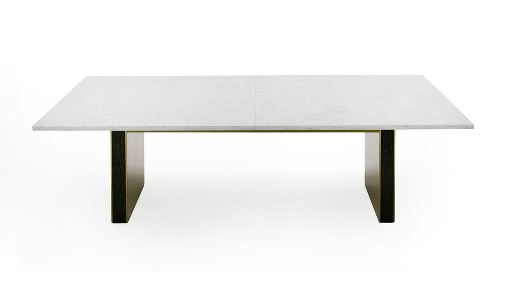 Auer - White Marble & Gold Dining Table