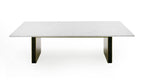 Auer - White Marble & Gold Dining Table