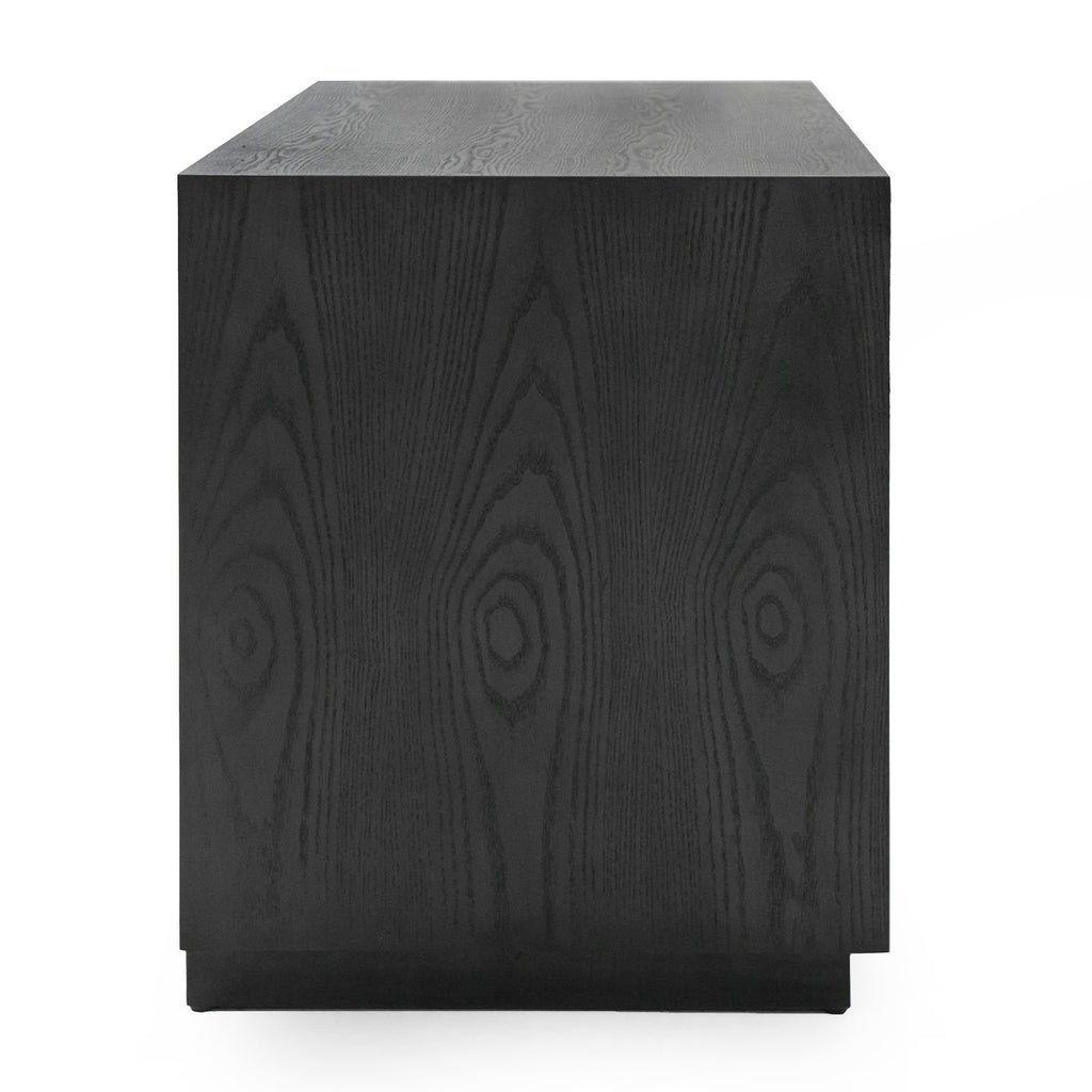 Manhattan - Contemporary Grey and Gold Nightstand