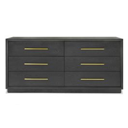 Manhattan - Contemporary Grey and Gold Dresser