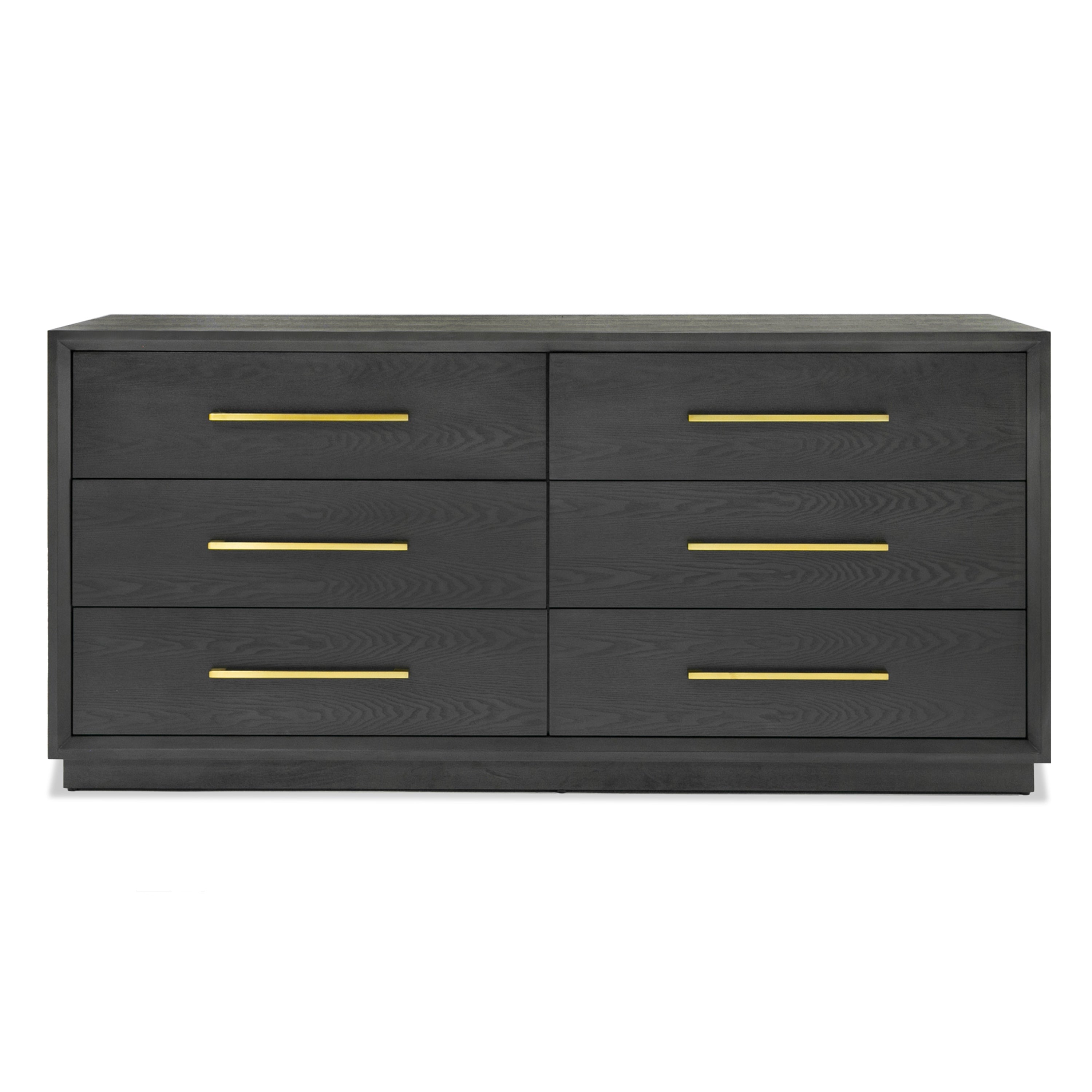 Manhattan - Contemporary Grey and Gold Dresser