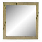Nixa - Modern Birch + Brushed Bronze Mirror
