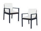 Cuba - Modern Outdoor Dining Chair Set of 2