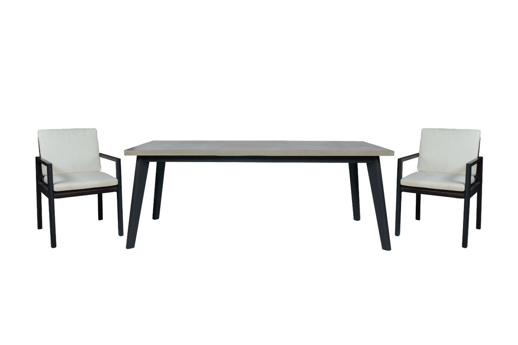 Cuba - Modern Outdoor Dining Chair Set of 2