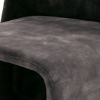 Modern Jarvis Accent Dark Grey Fabric Chair