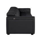 1224 Divanitalia 3-Piece Modular Power Reclining Sofa in Top Grain Italian Leather with 2 Power Recliners & Power Headrests