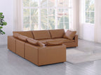 1100 Divanitalia 5-Piece L-Shaped Sectional Sofa - Top-grain Italian Leather