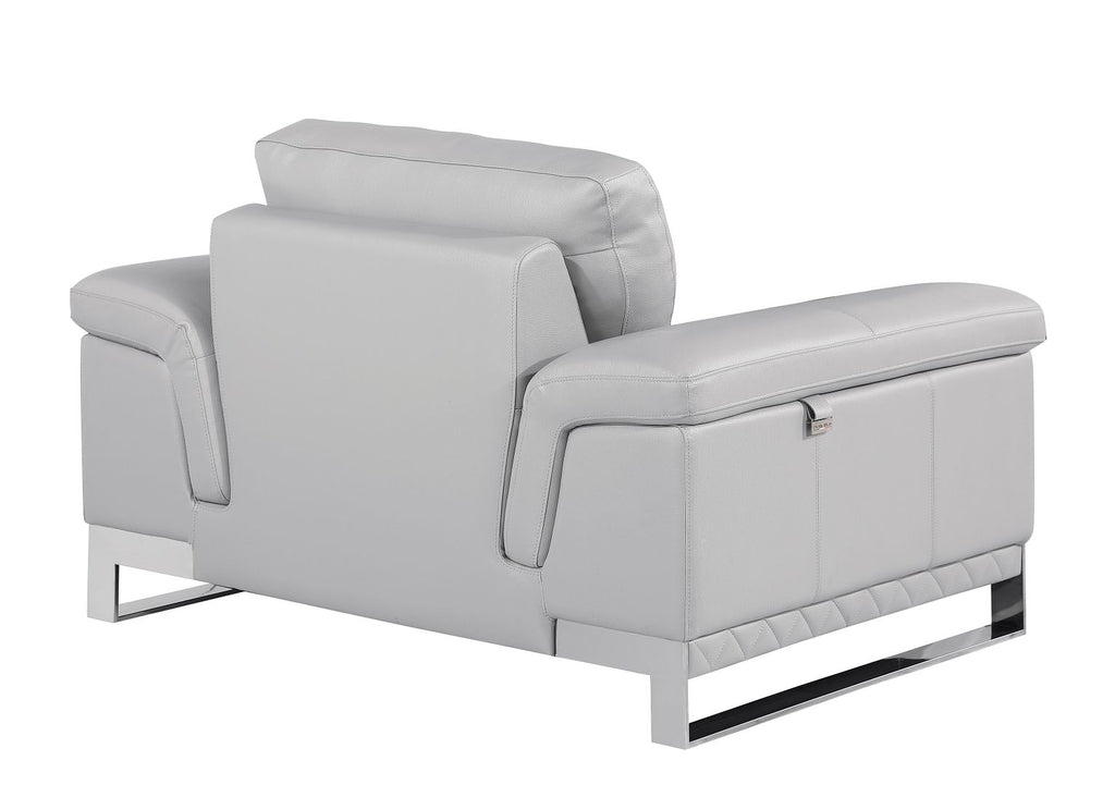 411 Divanitalia Chair in Top-grain Italian Leather