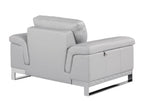 411 Divanitalia Chair in Top-grain Italian Leather