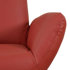 C74 Divanitalia Swivel Chair in Top-grain Italian Leather