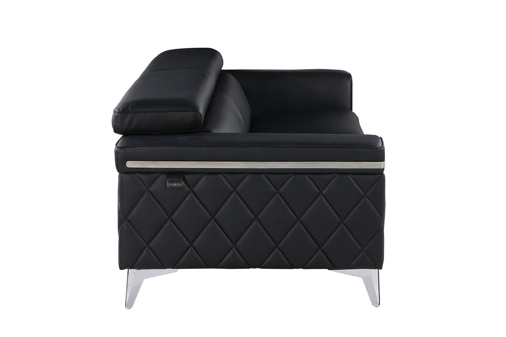 1140 Divanitalia Sofa with Adjustable Headrest in Top-grain Italian Leather