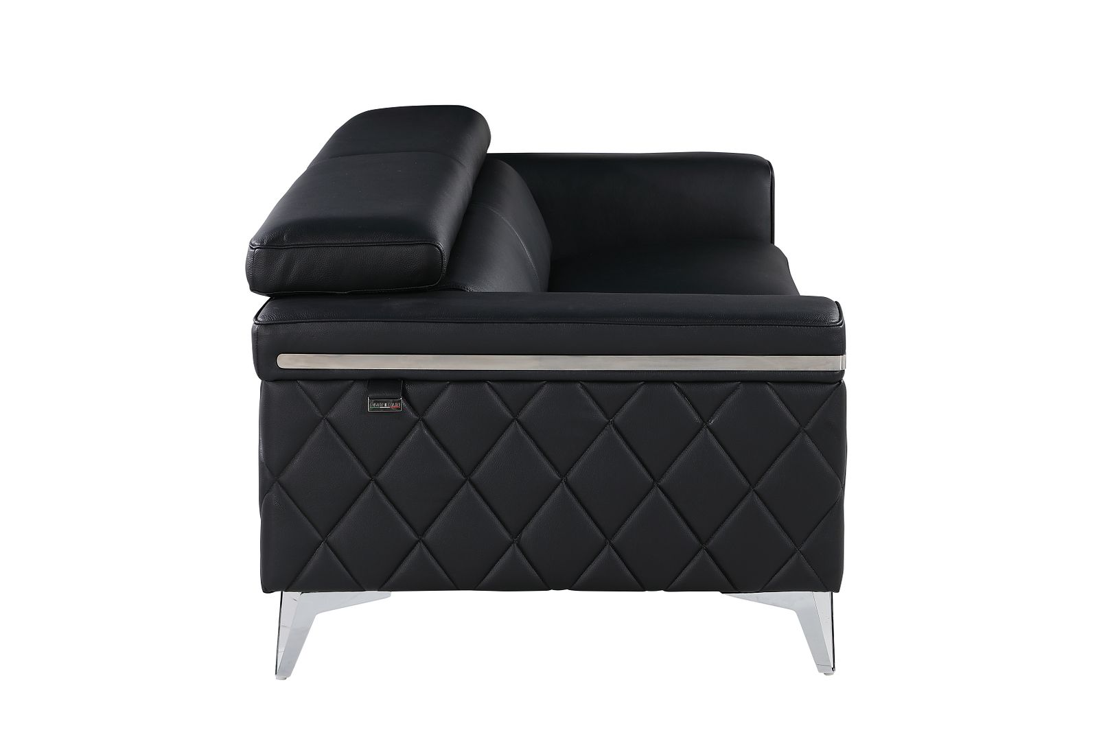 1140 Divanitalia Sofa with Adjustable Headrest in Top-grain Italian Leather