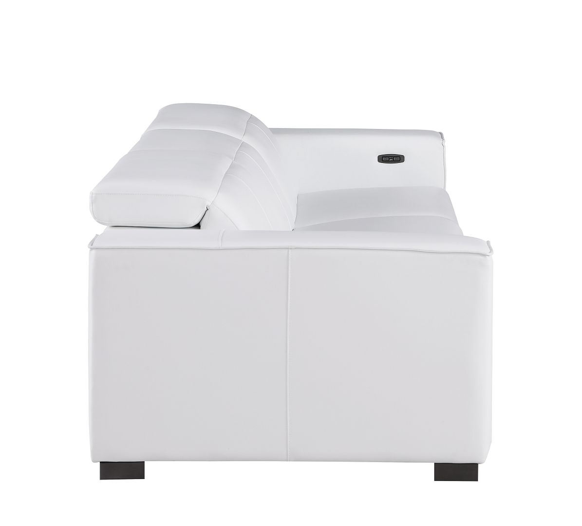1208 Genuine Leather Triple Power Reclining Sofa - White - SKU 1208-WHITE-3.3-HT - view 8