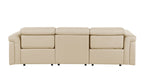 1126 Divanitalia 3-Piece Modular Power Reclining Sofa in Top Grain Italian Leather with 2 Power Recliners & Power Headrests - Beige - SKU 1126-BEIGE-3.2-S-HT - view 7