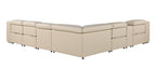 1116 Divanitalia 7-Piece L-Shaped Sectional Sofa in Top Grain Italian Leather with 4 Power Recliners & Power Headrests - Beige - SKU 1116-BEIGE-7PC-4PWR-SECTIONAL - GROUP - view 6
